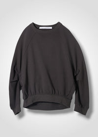 28 LEILA WIDE CUFF SWEATSHIRT / COTTON WOOL BRUSHED TERRY - C15