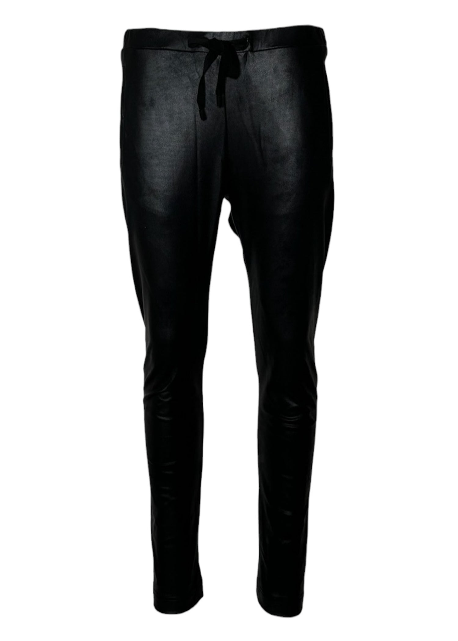 29 ELLY TROUSERS / HIGH STRETCH VEGAN LEATHER - C12