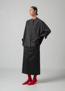 29 OLGA BAND COLLAR SHIRT / LUX TWILL STRETCH - C15