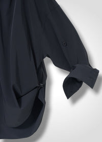 29 OLGA BAND COLLAR SHIRT / LUX TWILL STRETCH - C15