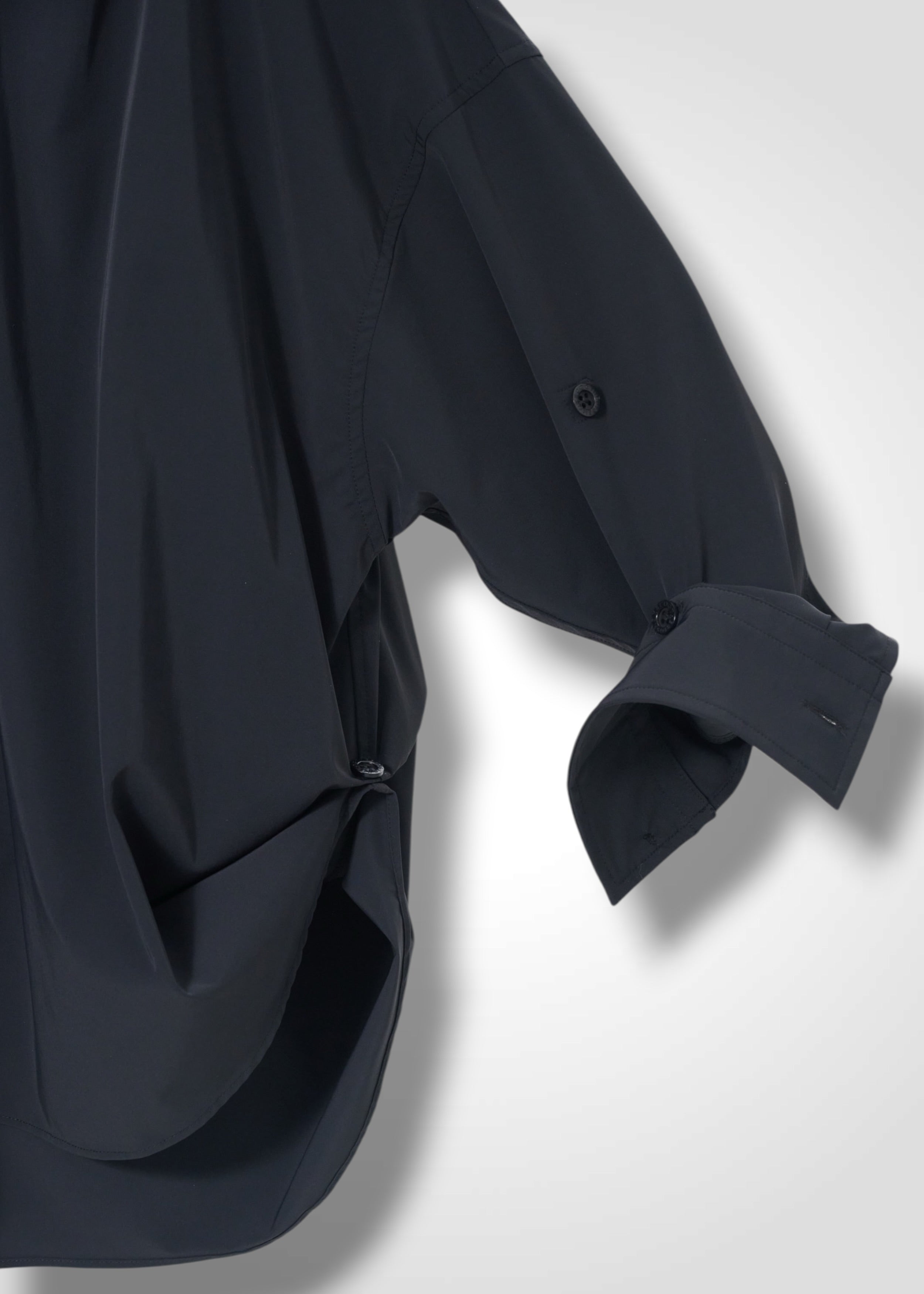 29 OLGA BAND COLLAR SHIRT / LUX TWILL STRETCH - C15