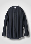 29 OLGA BAND COLLAR SHIRT / LUX TWILL STRETCH - C15