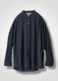 29 OLGA BAND COLLAR SHIRT / LUX TWILL STRETCH - C15