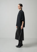 29 OLGA BAND COLLAR SHIRT / LUX TWILL STRETCH - C15