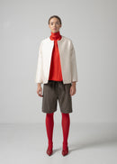 02 NATALY BALLOON JACKET / DUCHESS SATIN STRETCH - C15
