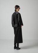 02 NATALY BALLOON JACKET / DUCHESS SATIN STRETCH - C15