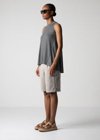31 HIBA TOP / HALF MILAN STRIPY JERSEY - C12
