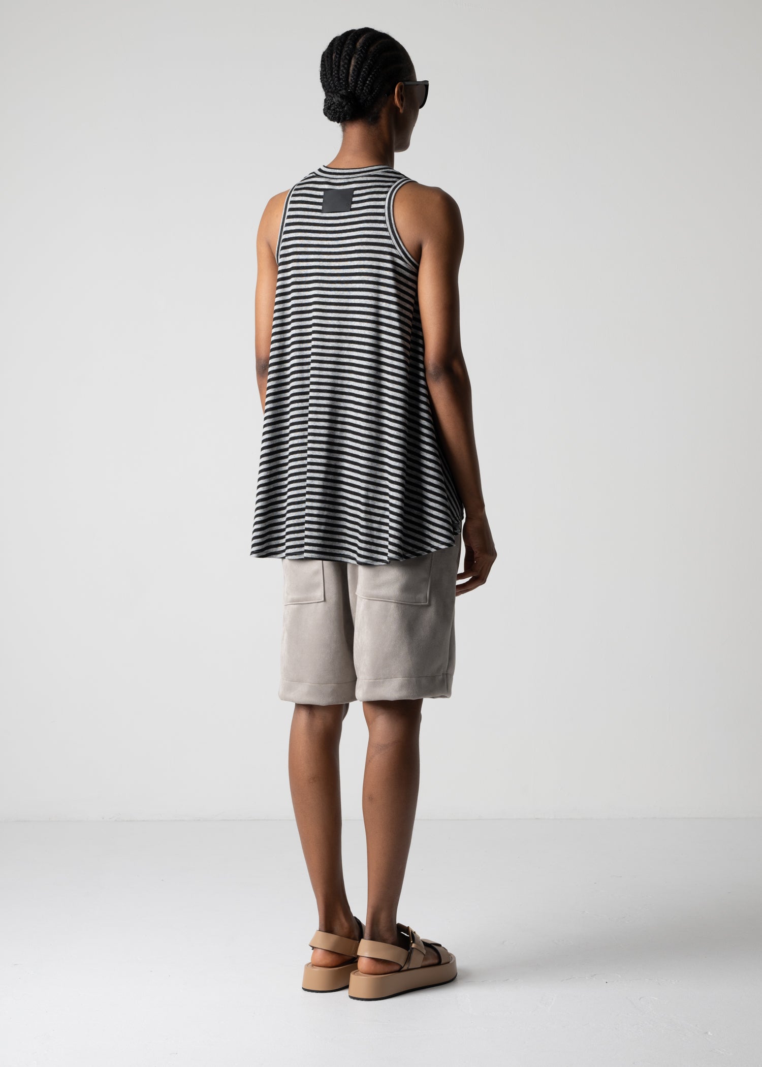 31 HIBA TOP / HALF MILAN STRIPY JERSEY - C12
