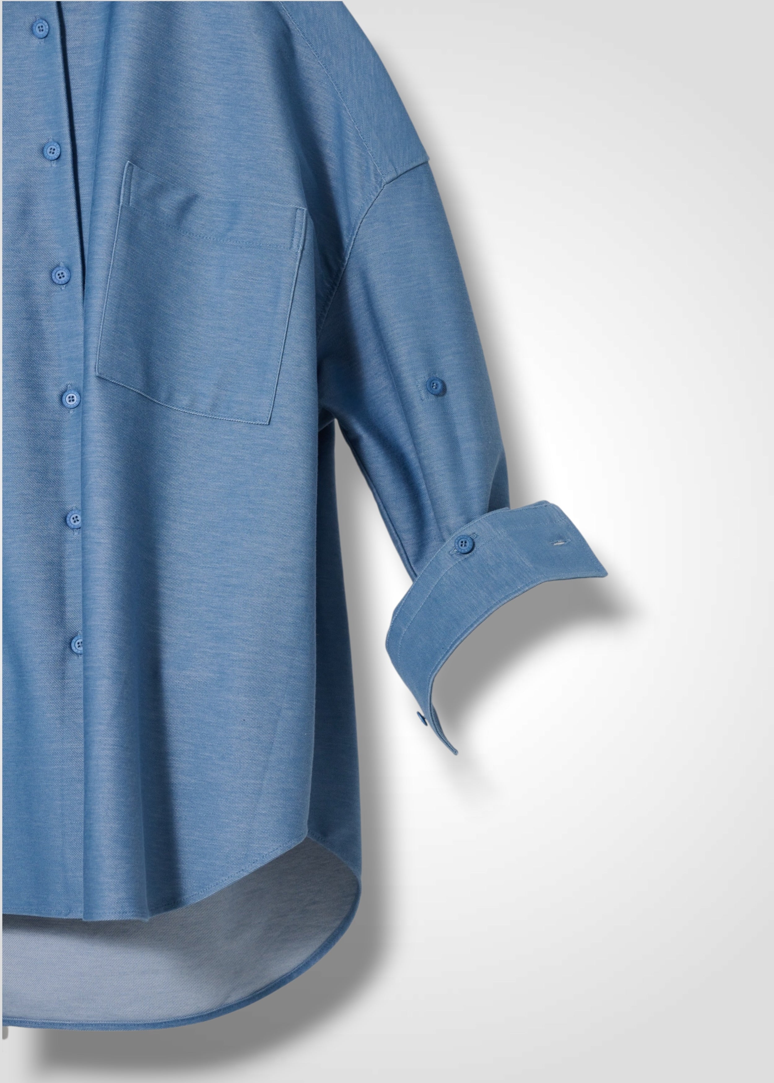 31 OAKLIE SHIRT / HYPER DENIM JERSEY LIGHT - C15