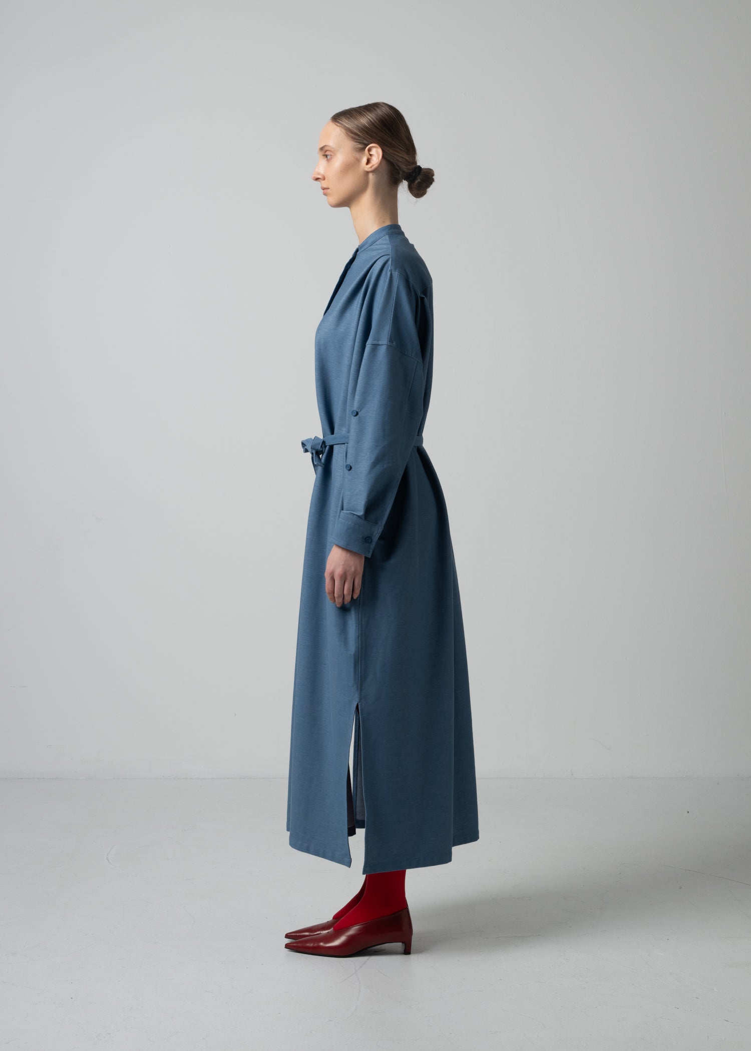 32 NELL DRESS / HYPER DENIM JERSEY LIGHT - C15