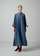 32 NELL DRESS / HYPER DENIM JERSEY LIGHT - C15