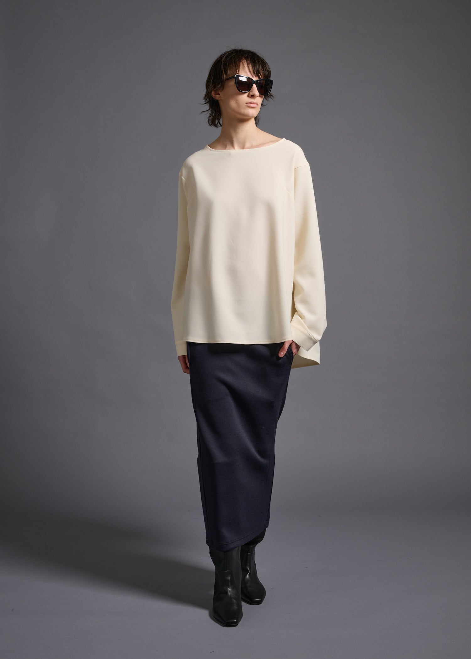 33 KATE CREW NECK TOP / DRY TOUCH GC - C13