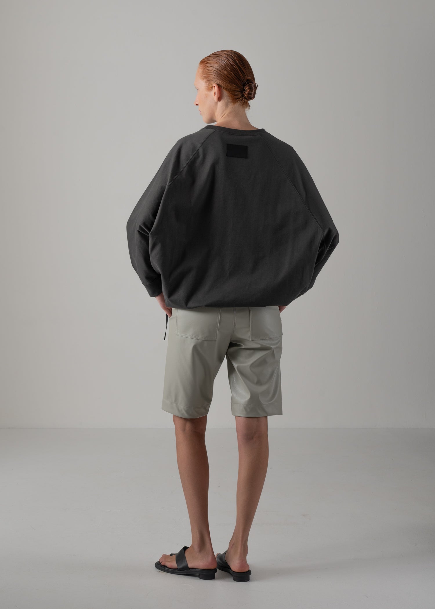 NINA LONG T, ロングスリーブクルーネックTシャツ, Made in Japan