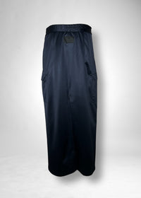 34 KHLOE LONG CARGO SKIRT / SILKY SATIN JERSEY -C11