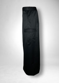 34 KHLOE LONG CARGO SKIRT / SILKY SATIN JERSEY -C11