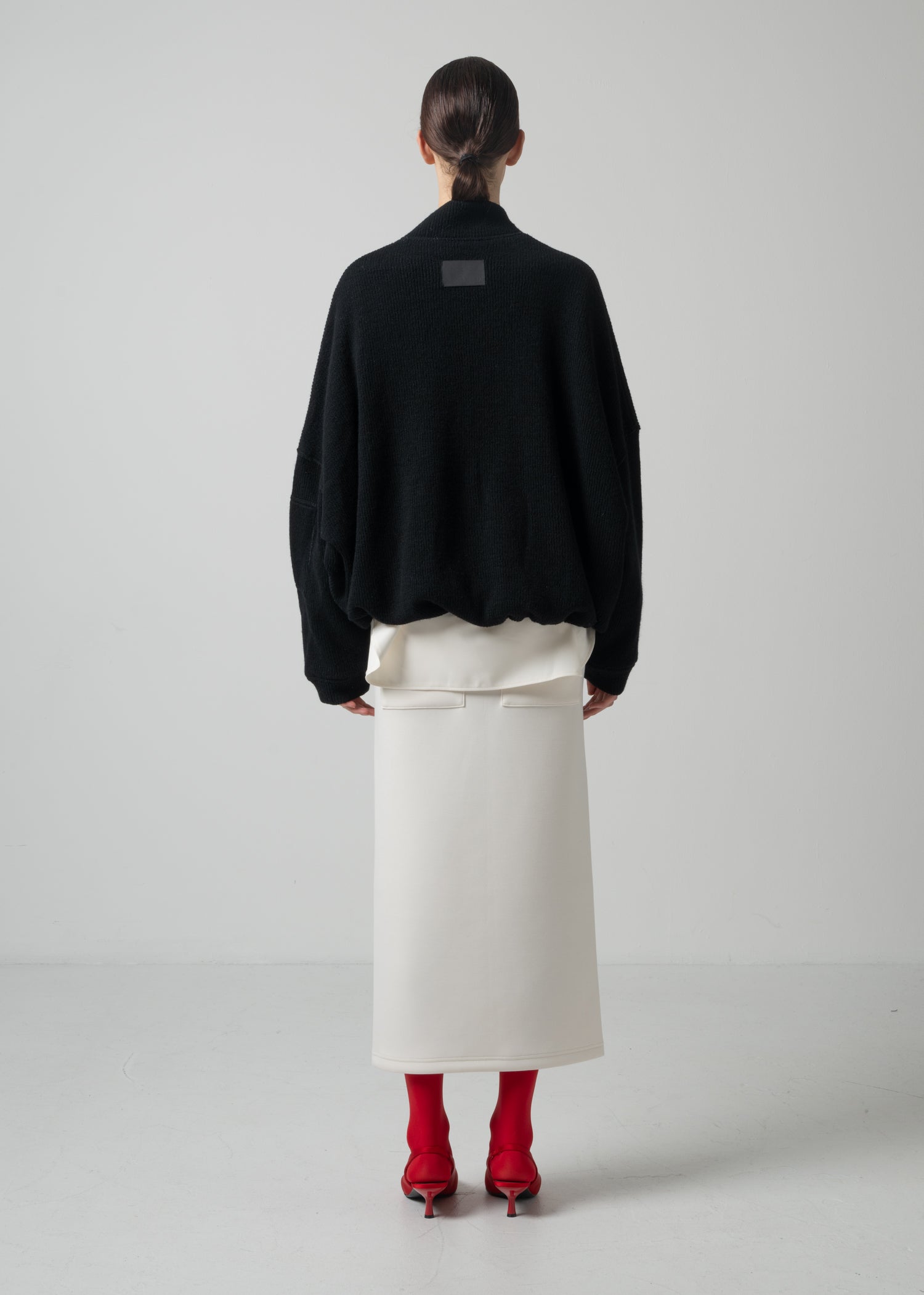 34 LANEY PUFFY MA-1 / CHUNKY RIB JERSEY - C15