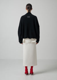 34 LANEY PUFFY MA-1 / CHUNKY RIB JERSEY - C15