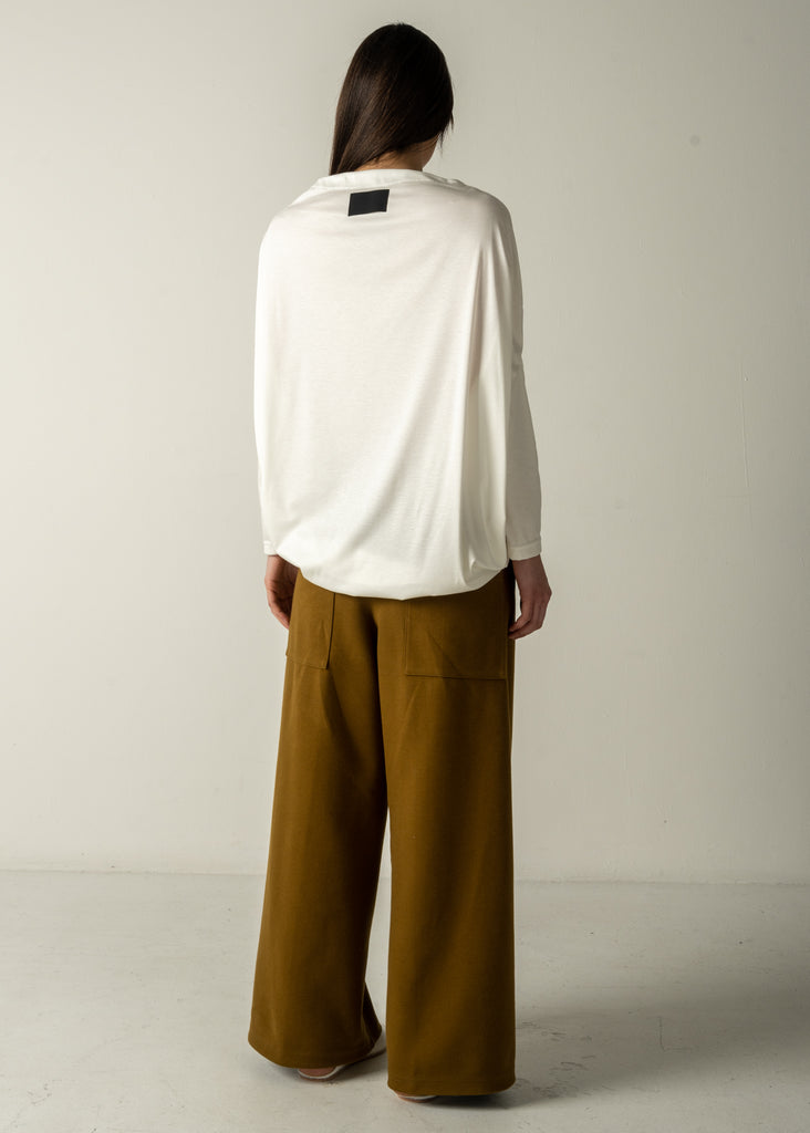 BELL TOP LONG SLEEVE / RAYON PREMIUM ORGANIC COTTON INTERLOCK - C9