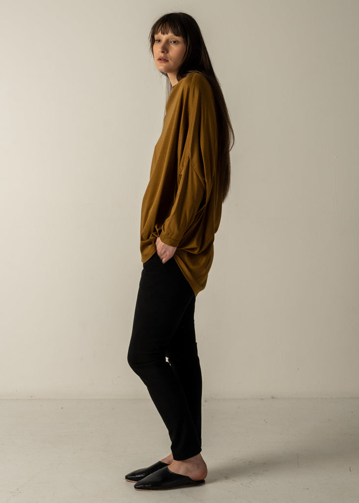 BELL TOP LONG SLEEVE / RAYON PREMIUM ORGANIC COTTON INTERLOCK - C9