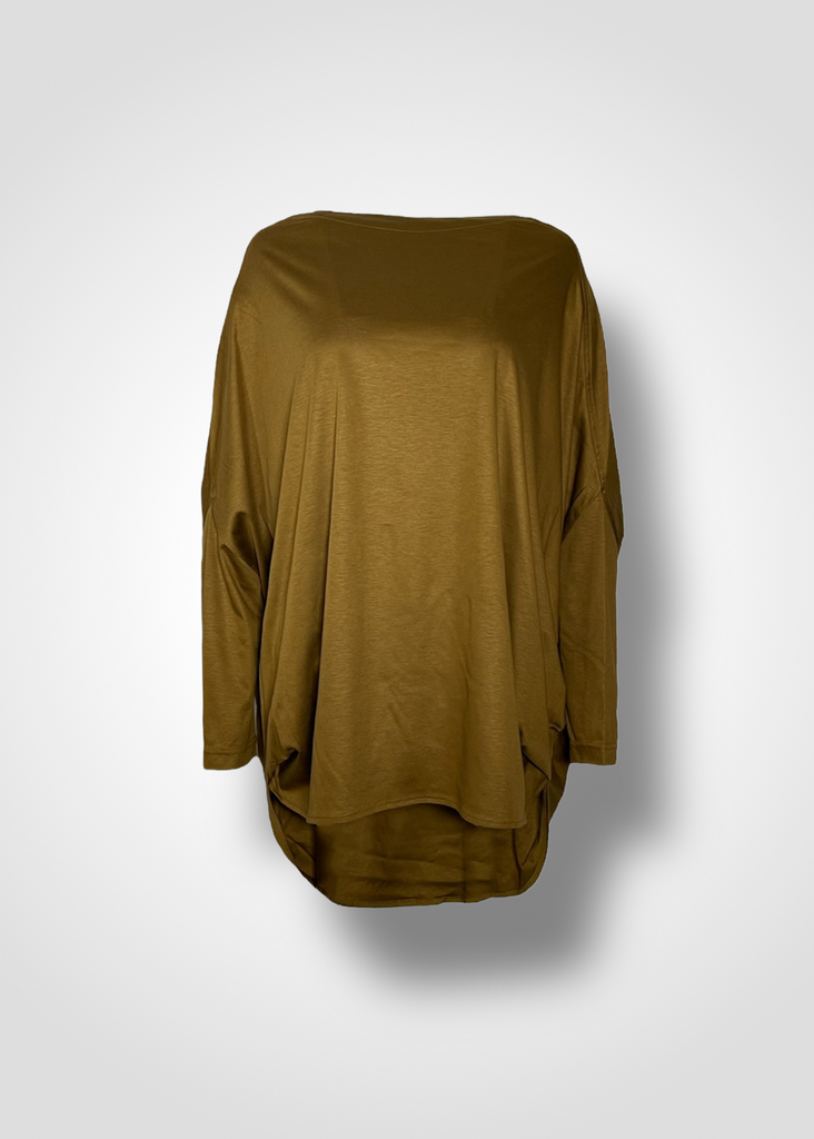 BELL TOP LONG SLEEVE / RAYON PREMIUM ORGANIC COTTON INTERLOCK - C9