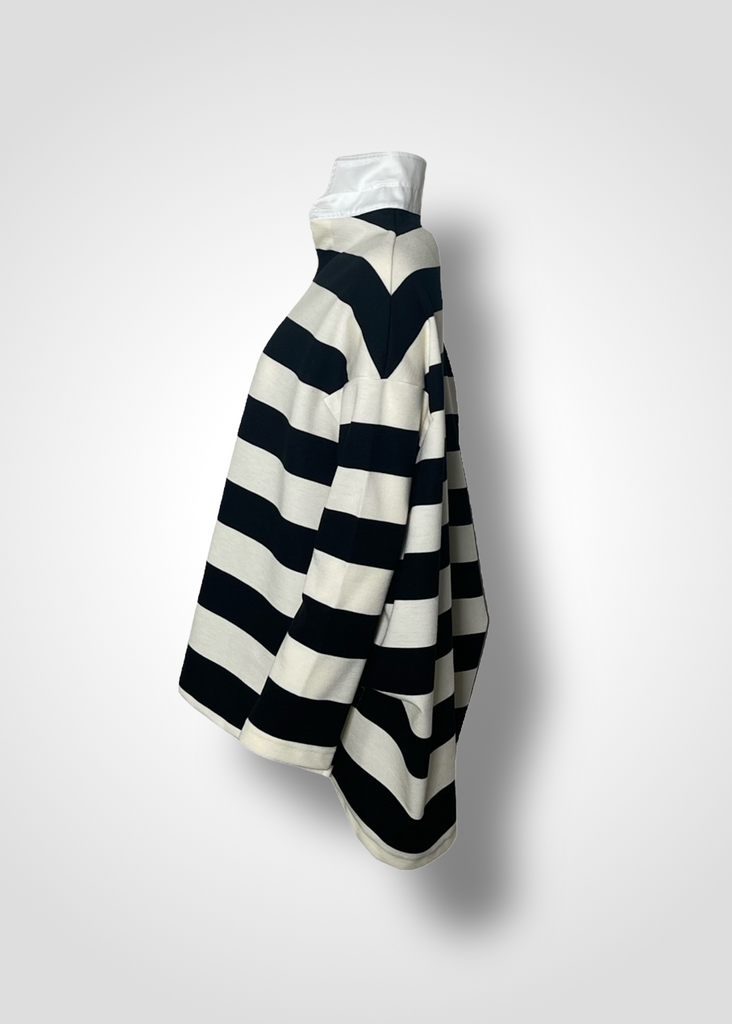 IVY RUGBY JERSEY / STRECH PONCH BORDER - C9