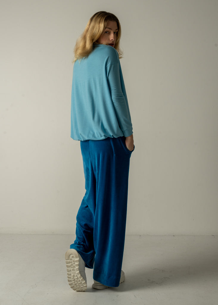 ALISON TROUSERS / COTTON VELOUR - C9