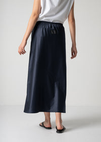 37 JENIFFER FLAIR SKIRT / SILKY SATIN JERSEY - C12