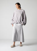 37 JENIFFER FLAIR SKIRT / SILKY SATIN JERSEY - C12