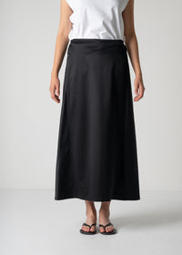 37 JENIFFER FLAIR SKIRT / SILKY SATIN JERSEY - C12