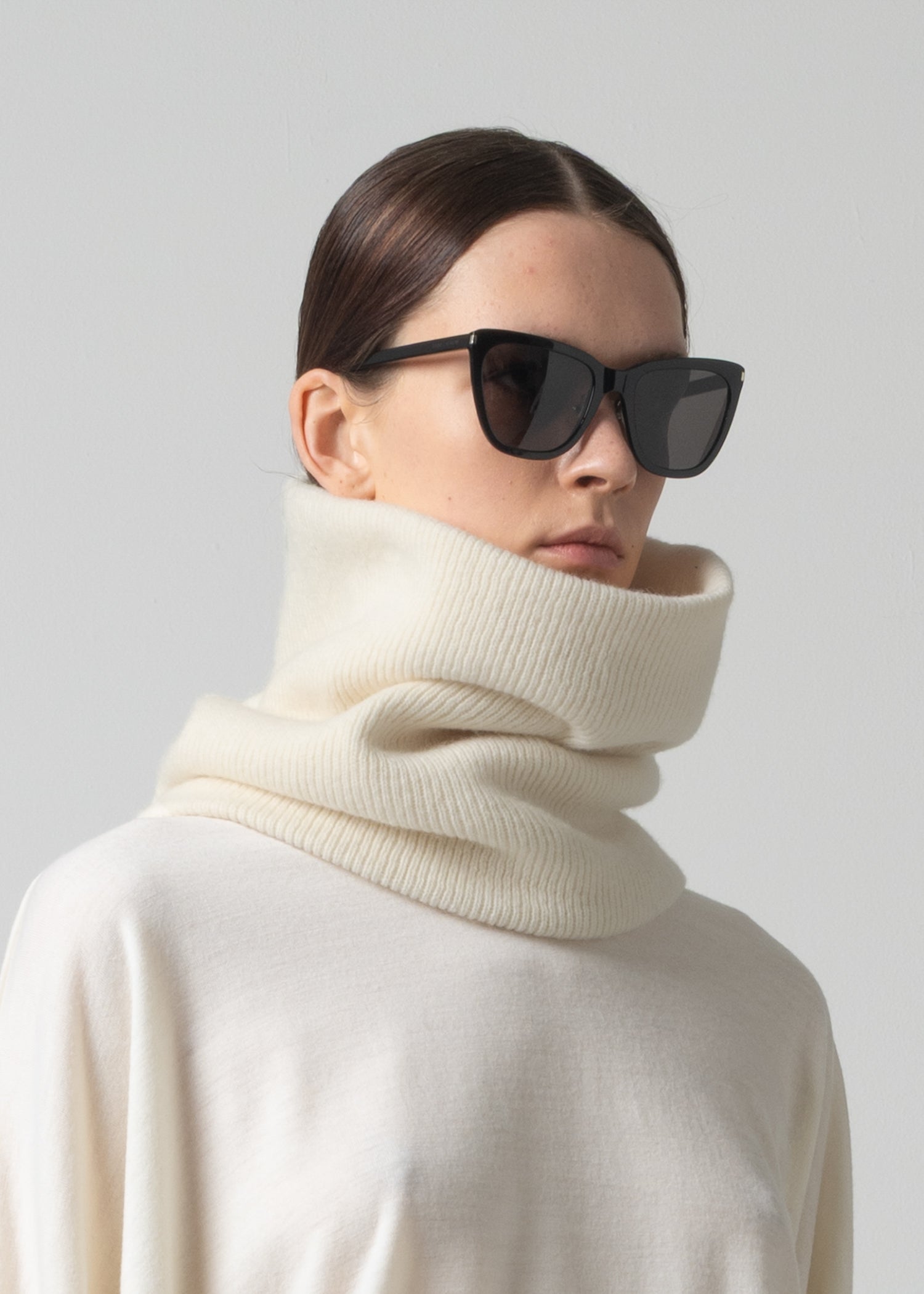 37 KAI SNOOD / DOUBLE FACE RIB JERSEY - C15
