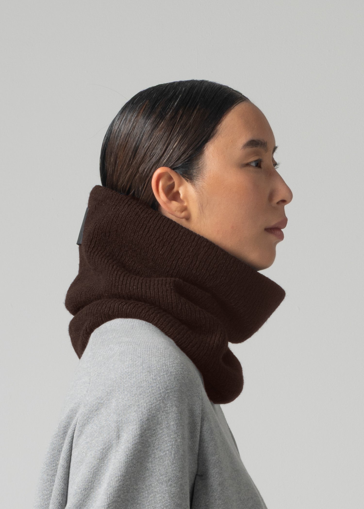 37 KAI SNOOD / DOUBLE FACE RIB JERSEY - C15