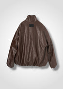 38 ODYSSEY ZIP UP BLOUSON / VINTAGE-LOOK ITALIAN VEGAN LEATHER - C15