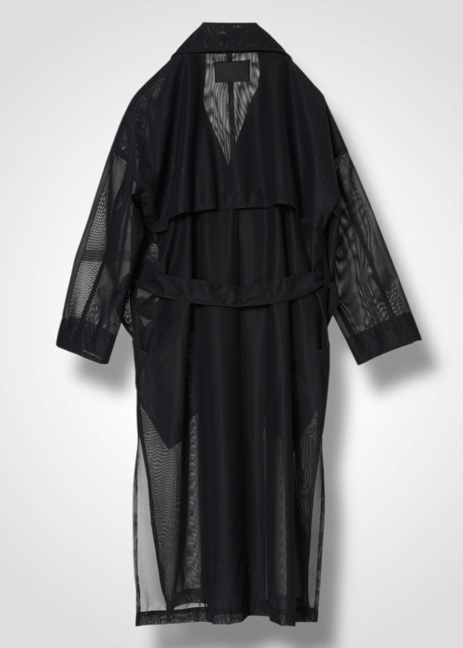 03 DOMINIQUE TRENCH COAT / SHEER RUSSELL JERSEY - C14