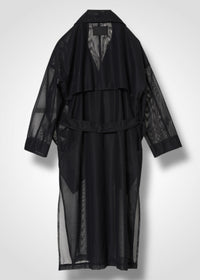 03 DOMINIQUE TRENCH COAT / SHEER RUSSELL JERSEY - C14