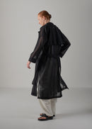03 DOMINIQUE TRENCH COAT / SHEER RUSSELL JERSEY - C14