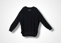 03 MACY NARROW SLV CREW NECK TOP / TENCEL CASHIMER PLAIN JERSEY - C13