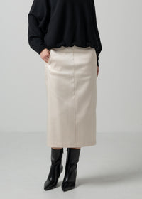 03 OKSANA SKIRT / DUCHESS SATIN STRETCH - C15