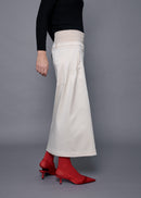 03 OKSANA SKIRT / DUCHESS SATIN STRETCH - C15