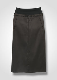 03 OKSANA SKIRT / DUCHESS SATIN STRETCH - C15