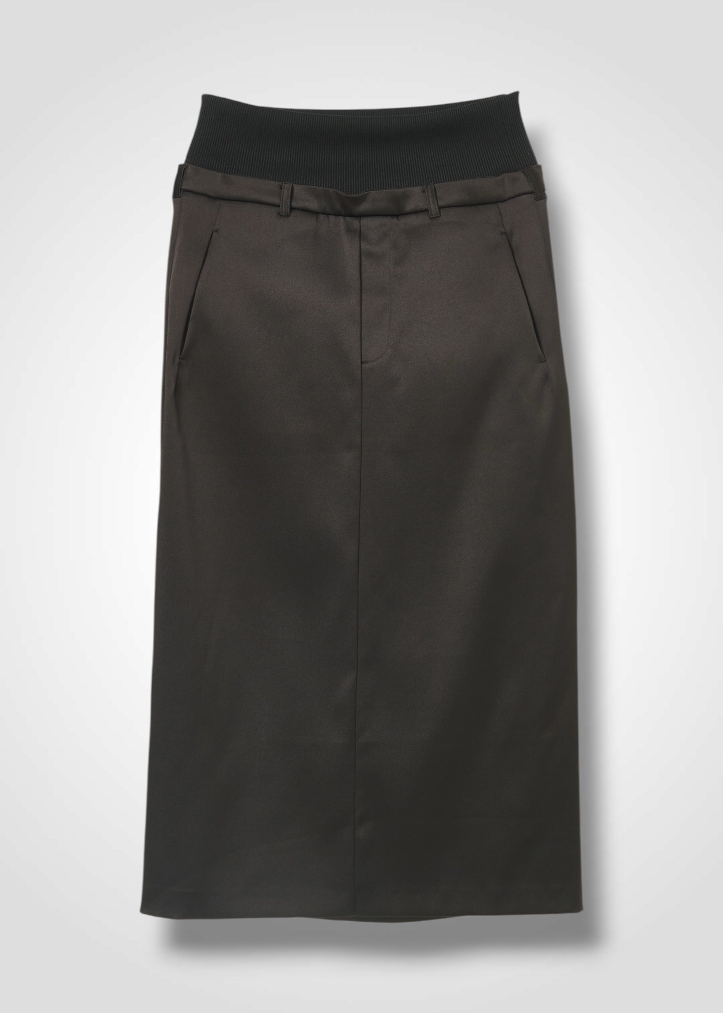 03 OKSANA SKIRT / DUCHESS SATIN STRETCH - C15