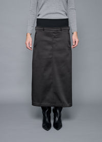 03 OKSANA SKIRT / DUCHESS SATIN STRETCH - C15