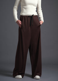 40 ALISON TROUSERS / HIGH GAUGE PURE WOOL JERSEY - C13