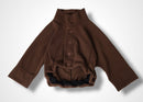 41 MILAN STAND COLLAR BLOUSON / WOOL BLENDED ITALIAN FLEECE - C13