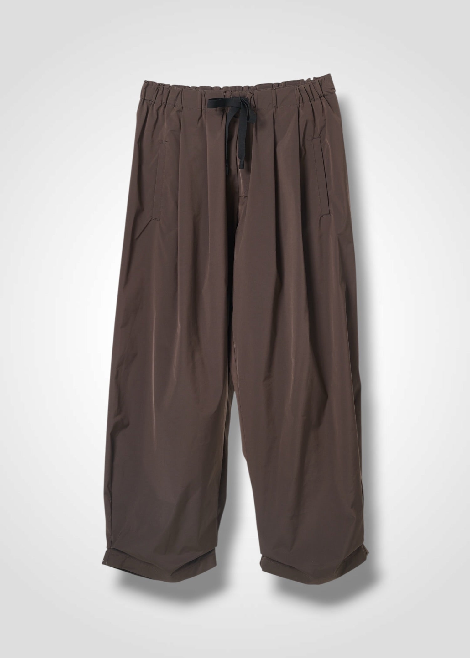 41 NIRVANA TUCKED-HEM TROUSERS / HIGH-COUNT PL STRETCH - C15