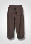 41 NIRVANA TUCKED-HEM TROUSERS / HIGH-COUNT PL STRETCH - C15