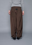 41 NIRVANA TUCKED-HEM TROUSERS / HIGH-COUNT PL STRETCH - C15
