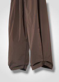 41 NIRVANA TUCKED-HEM TROUSERS / HIGH-COUNT PL STRETCH - C15