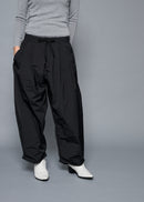 41 NIRVANA TUCKED-HEM TROUSERS / HIGH-COUNT PL STRETCH - C15