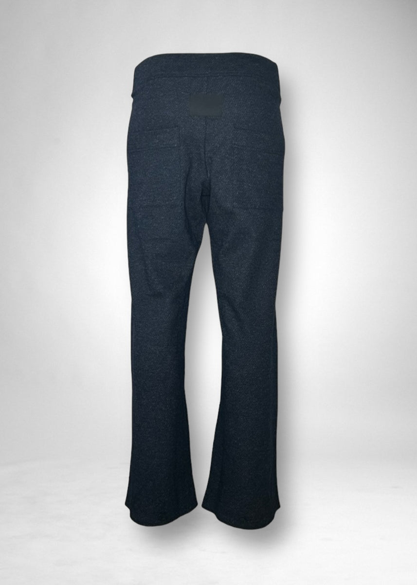 42 GALAXY SEMI-WIDE TROUSERS / WOOLY TWEEDY JERSEY - C11