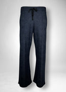 42 GALAXY SEMI-WIDE TROUSERS / WOOLY TWEEDY JERSEY - C11